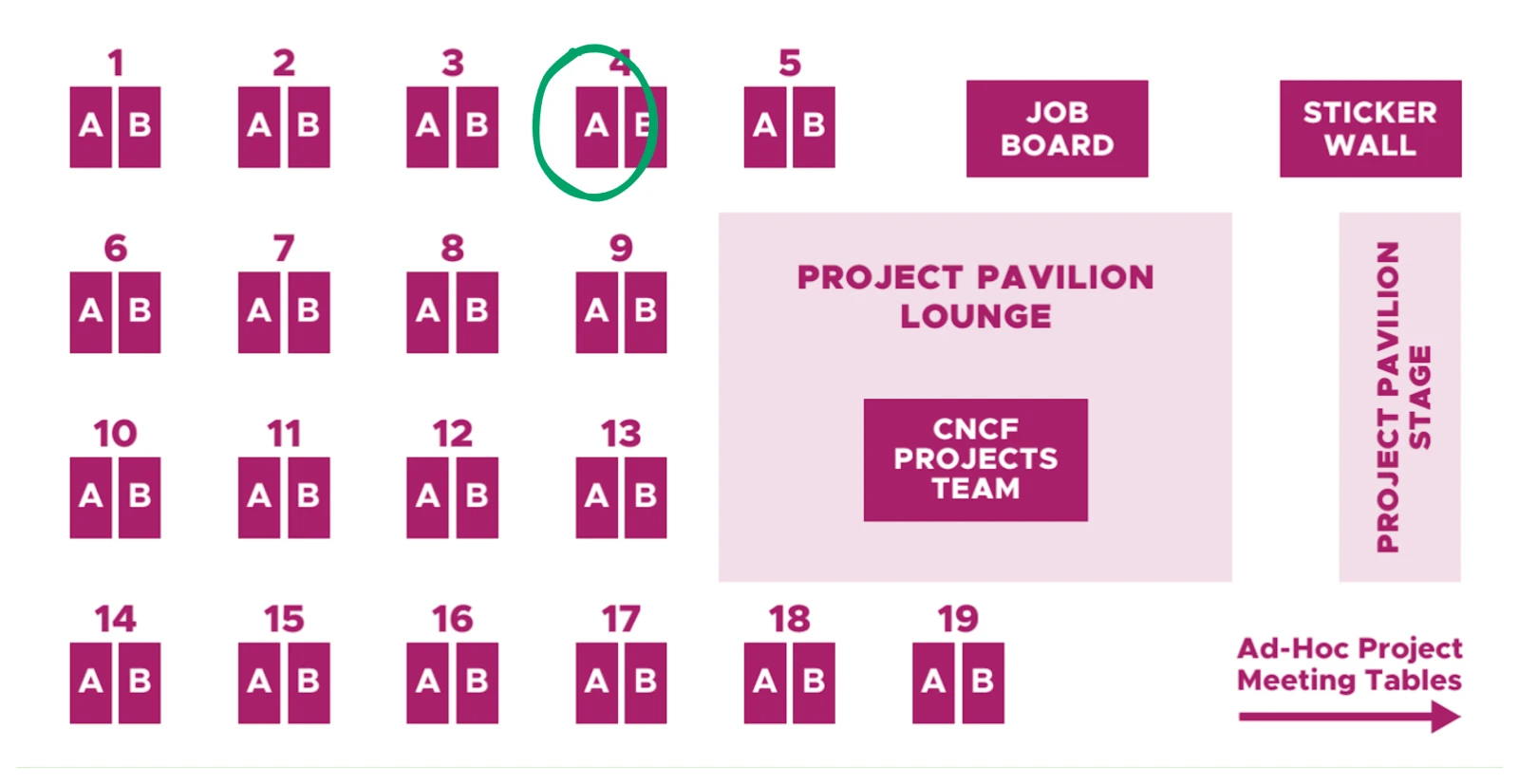 Project pavilion map
